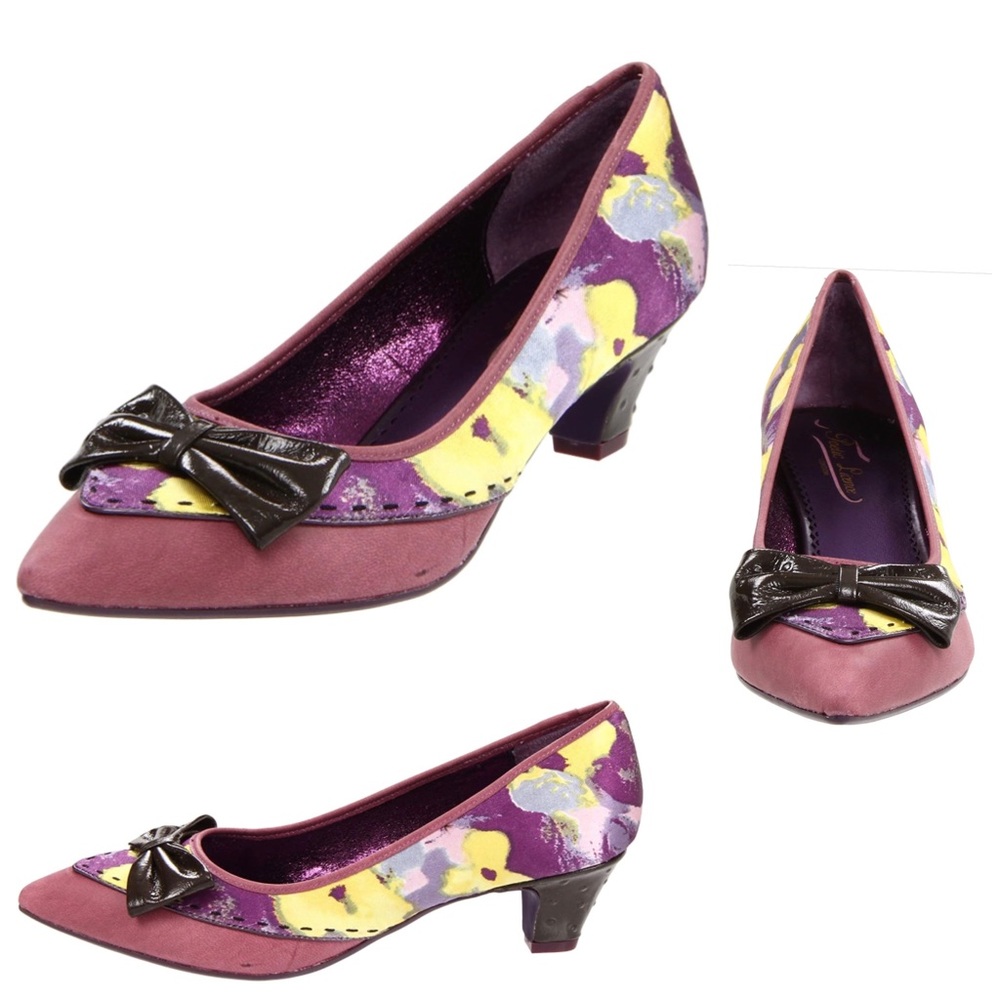Poetic License by Irregular Choice Dear Diary Lemon Kitten Heels